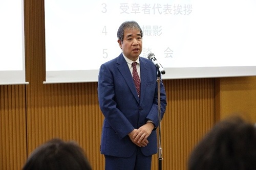 理事長挨拶のもようの画像