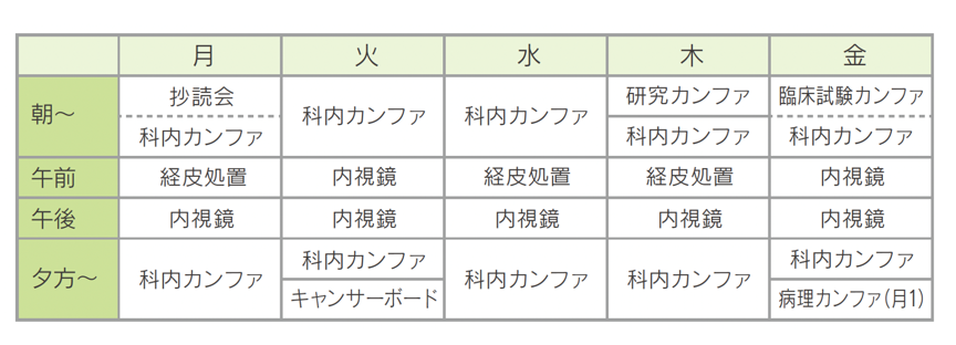スケジュール