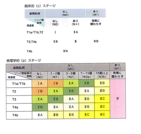 胃がんのステージ分類