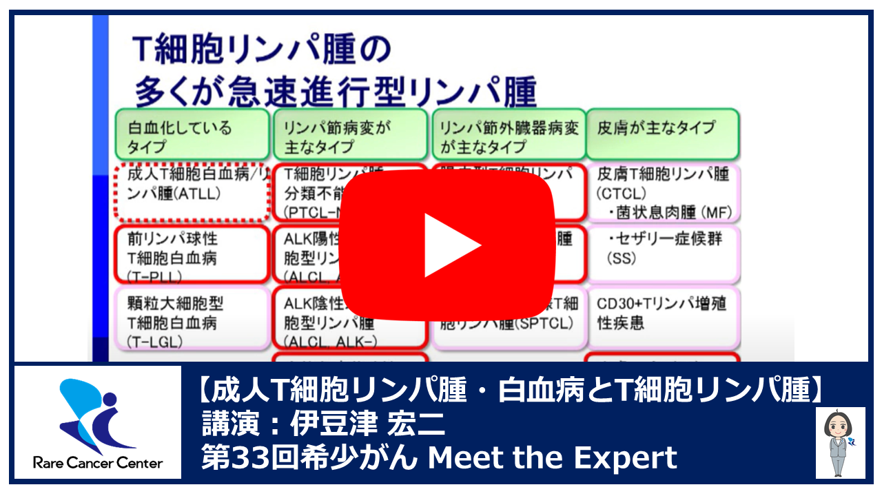 第33回成人T細胞リンパ腫・白血病とT細胞リンパ腫講演:伊豆津 宏二2